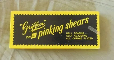 VTG Griffon Self Adjusting Ball Bearing 7.5  Pinking Shears In Box & Wrapper. • $13.50