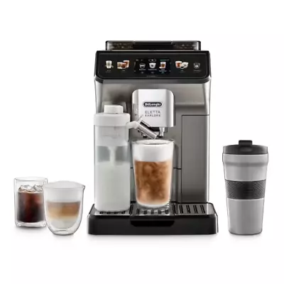 De'Longhi Eletta Explore Titanium Coffee Machine (Refurbished) • $1299