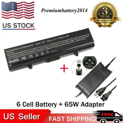 BATTERY + CHARGER For Dell Inspiron 1525 1526 1440 1545 1546 1750 GW240 X284G • $27.99