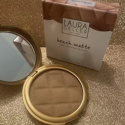 Laura Geller Beach Matte Bronzer - Shade: Sunset Deep Baked Hydrating Bronzer • $12.99