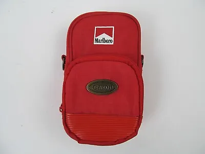 $21.95 • Buy Vintage Red Marlboro Canon Camera Travel Bag Classic Festival CASE ONLY