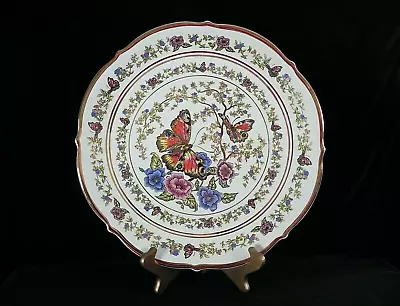 Manousakis Keramik Rodos Greece BUTTERFLY PLATE 12.5  Greek Art Pottery • $11.49