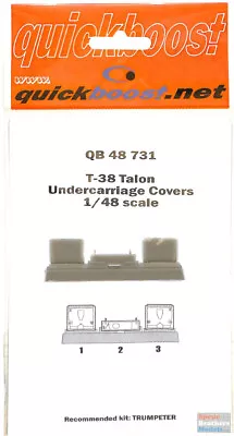 QBT48731 1:48 Quickboost T-38 Talon Undercarriage Covers (TRP Kit) • $14.89