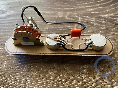 (Fender) Telecaster Wiring Harness - CTS Switchcraft SPRAGUE Oak Grigsby • $125