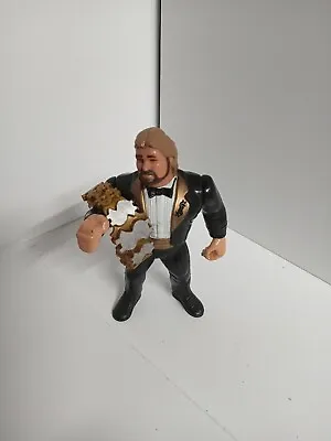 WWF Hasbro Million Dollar Man Ted DiBiase Series 1 With Million Dollar Belt 1990 • $25