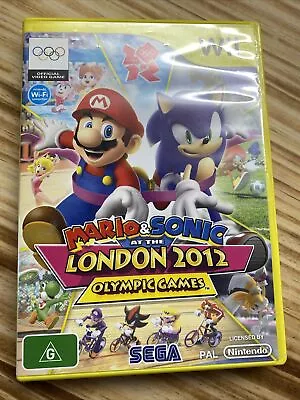 Mario & Sonic At The London 2012 Olympic Games (Nintendo Wii PAL) AUS Complete • $29.95