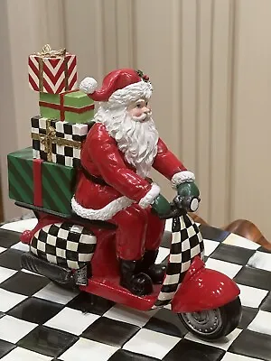 Mackenzie Childs Scooter Santa  • $130