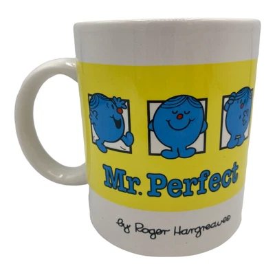 £10.20 • Buy Mr Perfect Mug Mr Men Mrs Roger Hargreaves Downpace London Retro 90s Collectible
