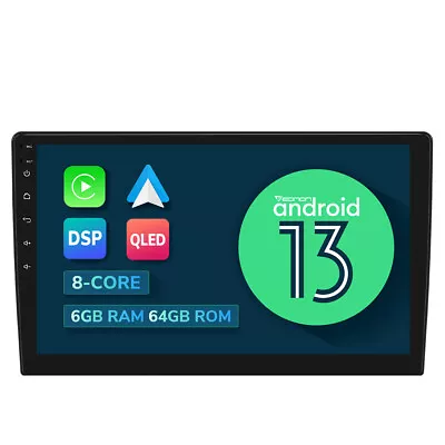 Eonon UA12S Plus 2DIN 10.1  Android 13 8-Core 6+64G Car Radio Stereo GPS CarPlay • $408.99