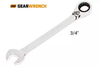 NEW GEARWRENCH REVERSIBLE RATCHETING WRENCH 12 Pt METRIC MM SAE INCH PICK SIZE • $13.95