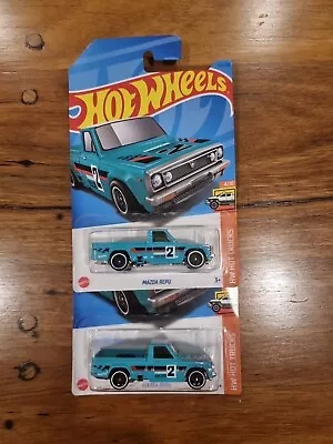 Hot Wheels Mazda Repu Ute Hot Trucks Two Cars Bargain !!! • $5