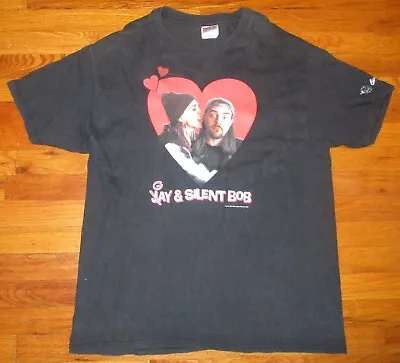 RARE Jay And Silent Bob 1999 XL T-Shirt VIEW ASKEW Vintage KEVIN SMITH Tee Shirt • $149