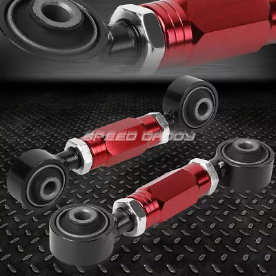 Adjustable Rear Lower Toe Camber Control Arm Kit For 88-00 Civic/crx/crx Red • $22.85