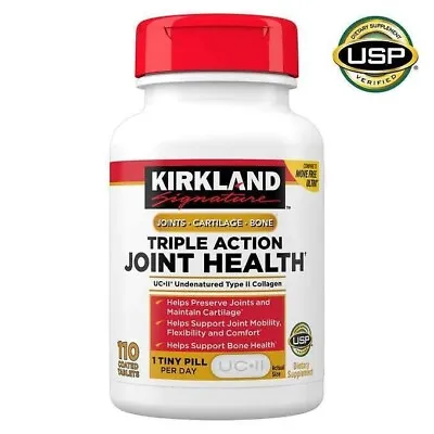 Kirkland Triple Action Joint Health Cartilage Bone Move Free Ultra 110 Tablets • $31.30