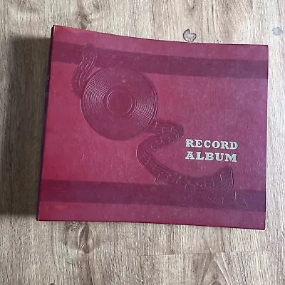 78 RPM Vintage 10  Record Storage Album Book Holder Folder 10-Pocket • $22.77