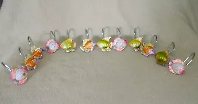 Unusual Tropical Fish Shower Curtain Hooks From Maui • $12.99