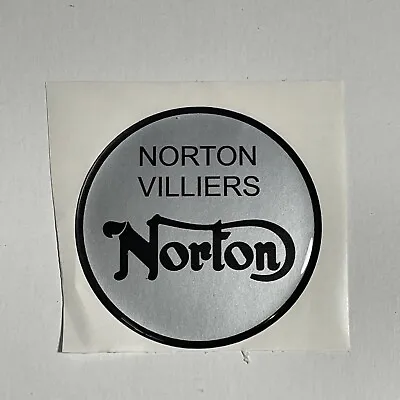 Norton Villiers 06-0499 Badge Emblem - Gas Fuel Tank - Tailpiece Fastback 750 UK • $34