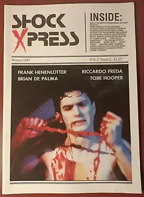 Shock Xpress: Vol. 2 2 Winter 1987 - UK Magazine / De Palma Tobe Hooper Freda • $14.16