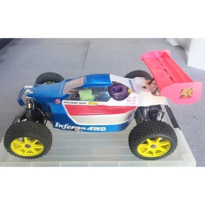 $799 • Buy Vintage 1990's Kyosho Inferno 1/8 Engine Buggy Hobby Radio Control