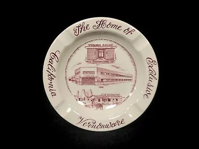 [Rare] Vernon Kilns Factory Tour Souvenir  Ashtray 1940’s California Pottery • $55