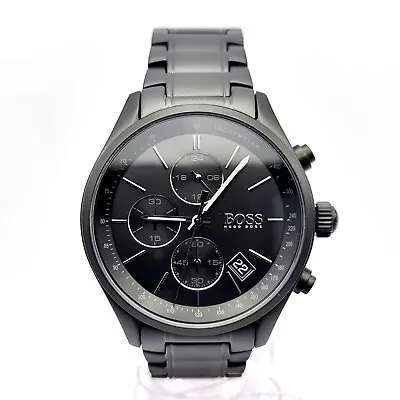 £95.49 • Buy New Genuine Hugo Boss 1513676 Luxury Black Dial Stainless Steel Mens Wrist Watch