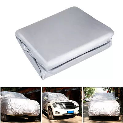 Full Car Cover Waterproof Outdoor Sun UV Rain Snow Dust Resistant Protection XL • $25.87