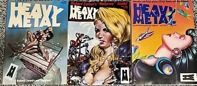 Heavy Metal Magazine Vol 9 #1 Apr 2 May 3 Jun 1985 National Lampoon Manara VG • $24.99