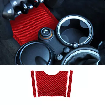 For Mini Cooper Red Carbon Fiber Interior Below Climate Control Cover Trim 3Pcs • $18.11