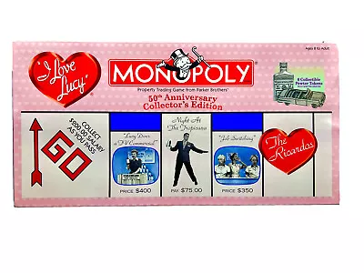  I Love Lucy  Monopoly 50th Anniversary Collectors Edition NEW NEVER PLAYED • $50