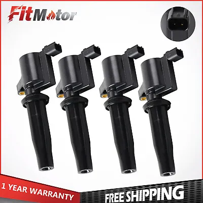 Set Of 4 Ignition Coils For Ford Escape Mercury Mariner Mazda Tribute DQ50132 • $18.89