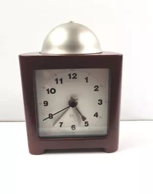  Michael Graves Design Dome Bell Quartz Wood Table Alarm Clock Working • $21.99