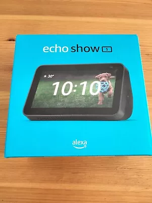 Amazon Echo Show 5 (2nd Gen) Smart Display Speaker - Charcoal - Unopened • $100