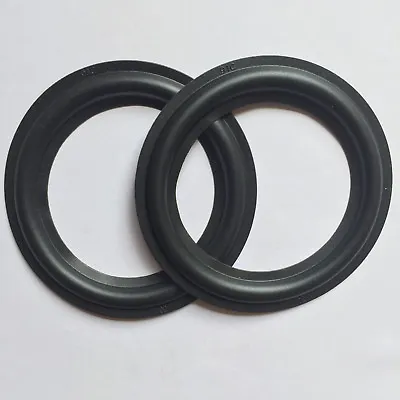 2 Pcs High Quality 4  4inch 99mm Speaker Replacement Surround Repair Rubber Edge • $8.99