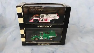 Minichamps 1/43 Porsche 917K Mini Car 2-Piece Set 43 • $95.28