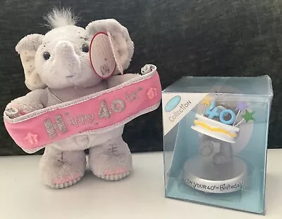 £6.50 • Buy Pair Of 40th Birthday Gifts. Me To You Bear Ornament & Elliot Soft Figure. 