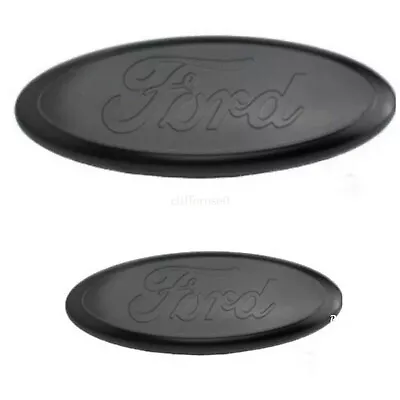 9  & 7  Compatible Ford Oval Badge Black TRANSIT MK6 MK7 RANGER Front & Rear • $33.11