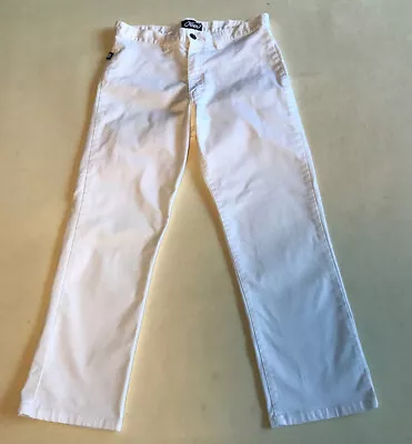 Ober Womens White Denim High Waist Pants Sz 4 Pre-owned • $18.95