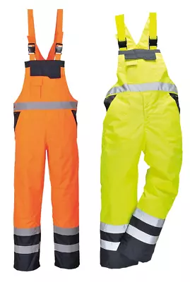£5.99 • Buy Stormway HI VIS Visibility Dungaree Waterproof Bib &Brace Safety Fishing Overall