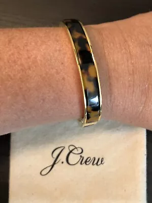 J.Crew Slim TORTOISE CLAMP BRACELET! AUTHENTIC! NWT With J.Crew Bag! • $24