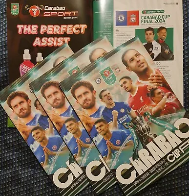 CHELSEA V LIVERPOOL CARABAO LEAGUE CUP FINAL 2024 PROGRAMME 25/2/24 BUY IT NOW! • £11.70