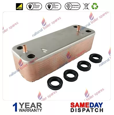 Baxi Platinum Combi 24 28 33 40 He & He A Plate Heat Exchanger 248723 7223558 • £24.15