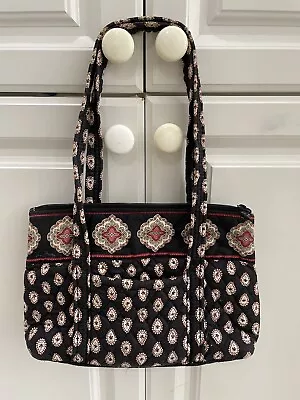 Vera Bradley Retired Pattern Classic Black 2006 Tote Handbag • $9.99