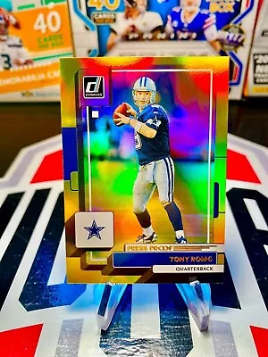$2.99 • Buy 2022 Tony Romo Panini Donruss Gold Holo Press Proof Premium #209 Dallas Cowboys