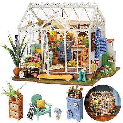 Rolife Dreamy Garden House DIY Dollhouse 3D Wooden Puzzle Decor Adult Xmas Gift • $41.99