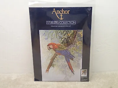 Anchor Maia Collection Cross Stitch Kit Parrot Unused • $97.71