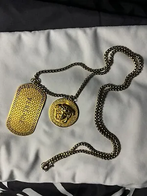 Versace Dog Tag Chain XL Chain Men  • $300