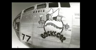 B-29 Bomber PHOTO Nagasaki Atomic Bomb Dropped Nuclear Bock's Car Nose Art • $4.38