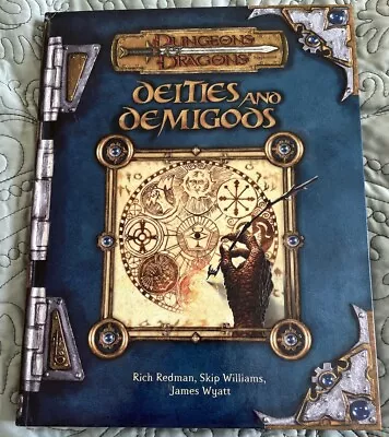 Dungeons And Dragons Deities And Demigods Hardcover Wizards Of The Coast-VF • $50