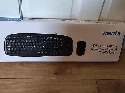 Xenta Wired Multimedia Keyboard+ Optical Scroll Mouse • £16.99