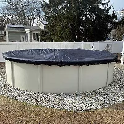 Winter Block Leaf Net For Aboveground Pools Fits 15’ Round Pool – Durable W... • $57.74